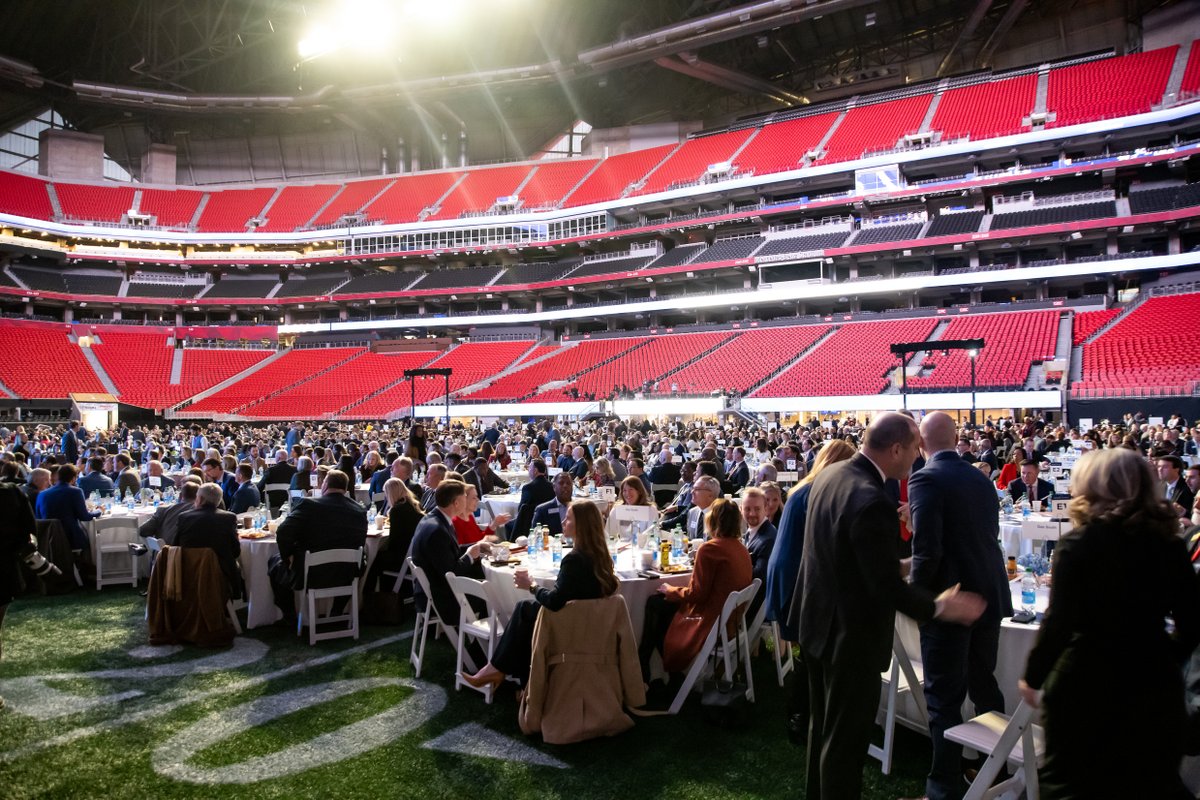 CityofAtlanta's tweet photo. Mayor @AndreForAtlanta joined @GAChamber to help kick off Georgia's legislative session at #EggsIssues24. He talked about the importance of such events in connecting elected officials, business leaders & civic leaders & emphasized his commitment to expanding partnerships in 2024. https://t.co/HQ3QIpayUA