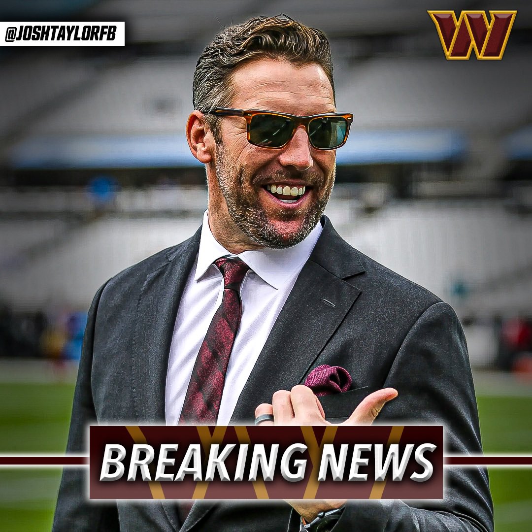JoshTaylorFB's tweet photo. BREAKING NEWS:
The Washington Commanders have hired San Francisco 49er’s Asst. GM Adam Peters as the new GM per @AdamSchefter. #HTTC https://t.co/KV4wZfniDa