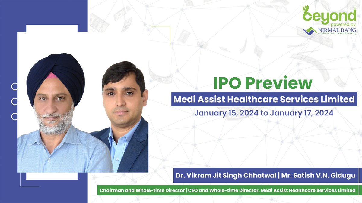 Tune in for the in-depth conversation 👇
youtu.be/gCEwBe9QZ8k

In this exclusive interview, Dr. VikramJit Singh Chhatwal, Chairman and Whole-time Director, and Mr. Satish V.N. Gidugu, Chief Executive Officer and Whole-time Director,  spotlights the brilliance of Medi Assist