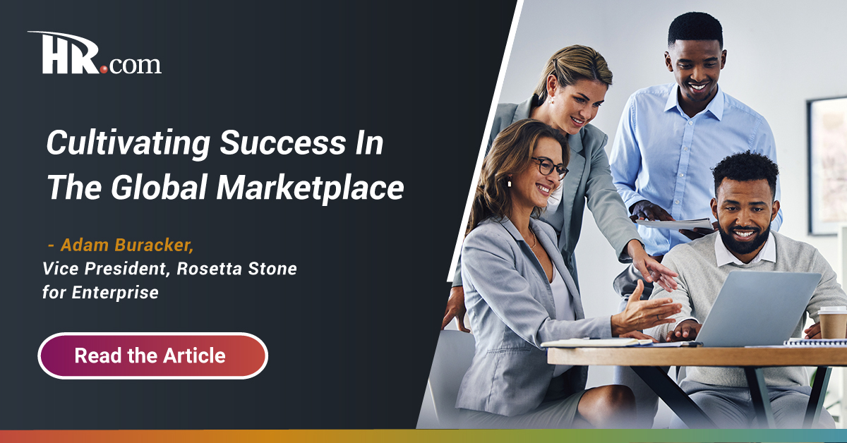 HRdotcom's tweet image. Read Adam Buracker&apos;s, from Rosetta Stone for Enterprise, article to gain insights into how #languagetraining helps foster international networks and fortify internal teams. Adam also touches upon other aspects of #organizationaldevelopment. okt.to/lCRK4y