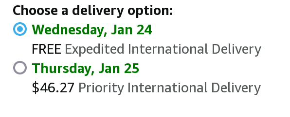 JayenAshar's tweet photo. thank you @AmazonAustralia for offering me slower delivery at a higher price (sarcasm) https://t.co/3Dp73Io8th
