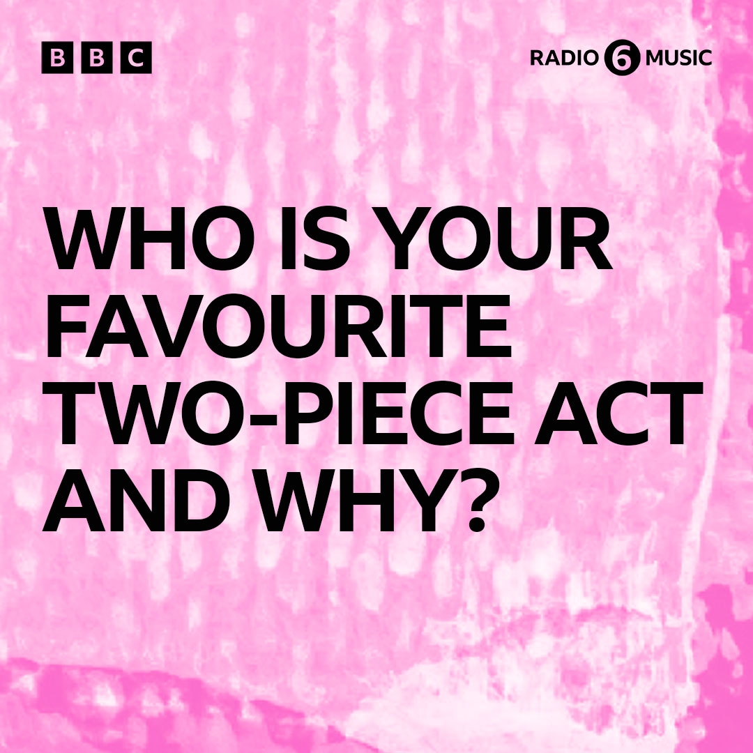 BBC Radio 6 Music (@bbc6music) on Twitter photo Plus what song by them should we play?
Help #NP6Music build a playlist of bands where two heads are better than one as far as the line-up goes.
Sunday from 6pm, listen via <a href="/BBCSounds/">BBC Sounds</a>. Plus what song by them should we play?
Help #NP6Music build a playlist of bands where two heads are better than one as far as the line-up goes.
Sunday from 6pm, listen via <a href="/BBCSounds/">BBC Sounds</a>.