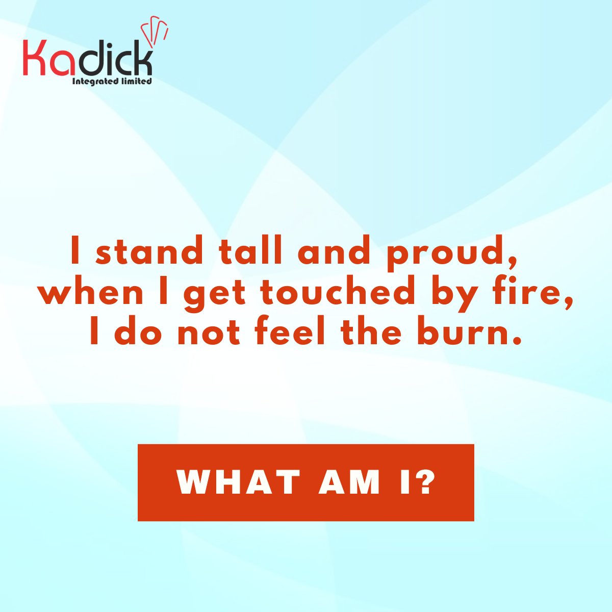TGIF!!🥳🤩
It's riddle time. Can you solve this riddle?
Drop your answer in the comment section 😍
#tgif #fridayvibes #goodvibes #riddle #riddleoftheday #kadickmoni #kadiick #kadickintegrated