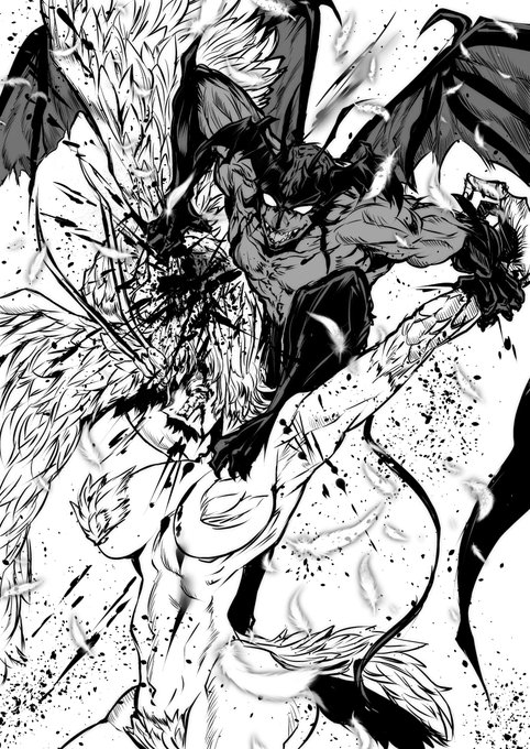 #見た人もなにか無言で羽根付の何かをあげる 愛は力 