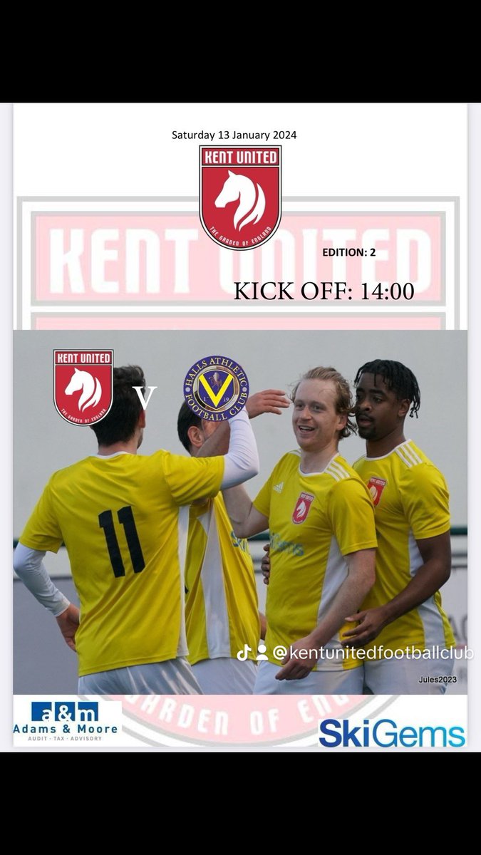 Latest programme now available on the website. kentunitedfc.co.uk/match-programm… Hard copies available for sale at tomorrow’s match #football #nonleague #matchprogramme #kent #dartford #kentunited #kufc #thetrotters #freeentry #kentcountyprem #firstteam #kentfamily