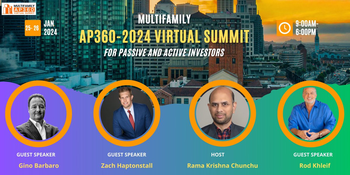 Urs_Rama's tweet image. Are you tired of struggling with the complexities of Multifamily Active or Passive Investing?

multifamilyap360.mykajabi.com/AP360-2024

#AP3602024 #Multifamily #Active #Passive #Mindset