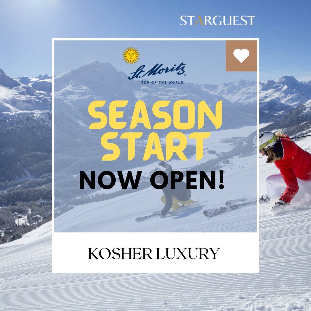 WE ARE OPEN

starguest.com/stmoritz