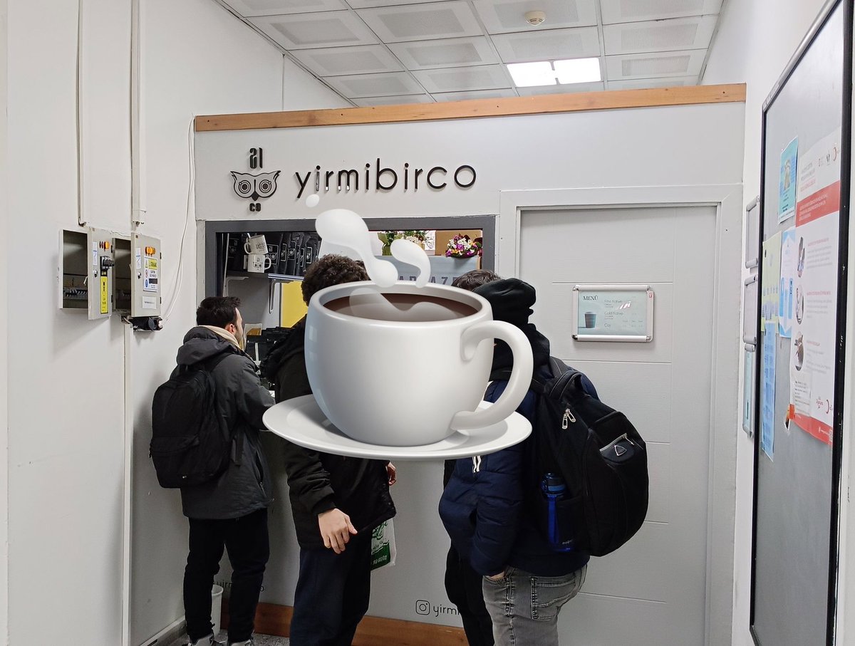nocontextytu's tweet photo. YTÜ Davutpaşa merkez yemekhanesi içinde yeni bir gel-al sıcak içecek dükkanı açıldı. 

Orta boy filtre kahve 15₺, orta boy çay 10₺ üzerinden satılacak. https://t.co/SeF271epVc