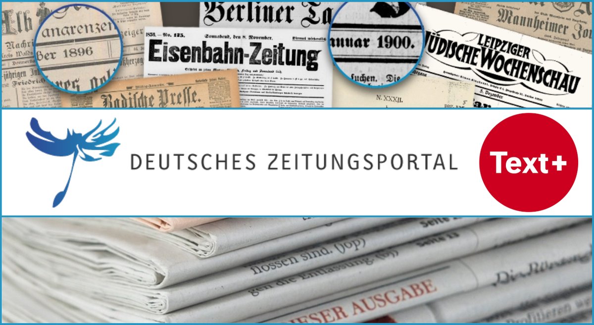 Unser #Zeitungsportal ab sofort auch via Text+ durchsuchbar:
openbiblio.social/@ddbkultur/111…