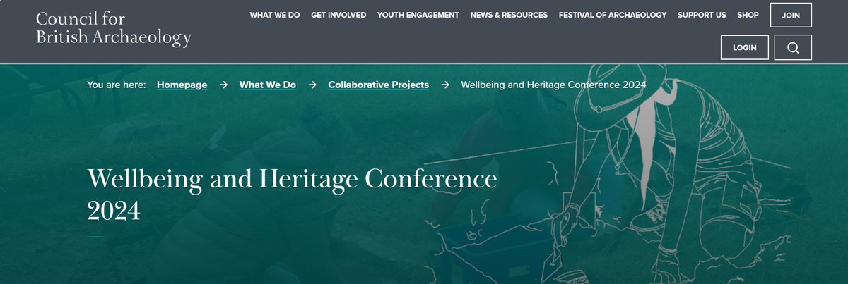 🗣️ Calling all heritage practitioners and researchers!
We're seeking contributions for the Wellbeing and Heritage Conference 2024 👀
Attendees should submit proposals to present a paper or an alternative format.
Learn more: 👉bit.ly/47SW9LM