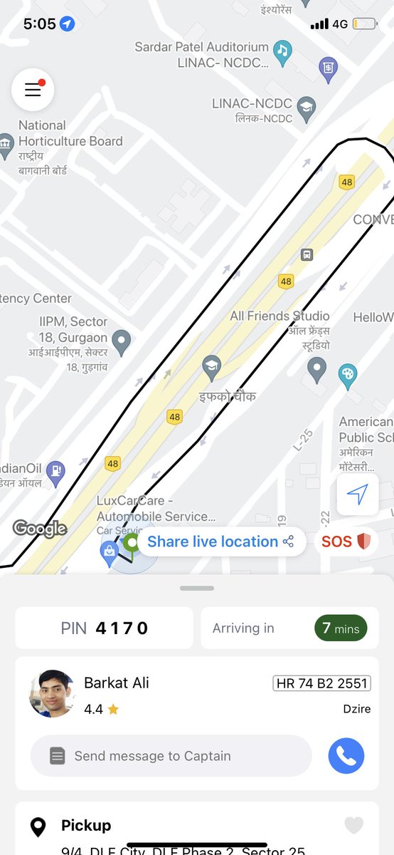 meghav98's tweet photo. @rapidobikeapp Extremely disappointed in your service! Driver has CUT MY CALLS, MADE ME WAIT 1 HOUR and STILL hasn't arrived. Can't cancel due to low battery. Feeling unsafe as it's getting dark. terrible customer service. Time to rethink using Rapido. #Unreliable #Unsafe https://t.co/GFCarzaYLO