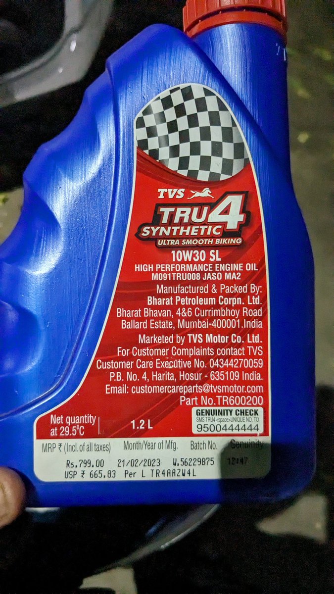 Mishrasac108's tweet photo. "๐จ Beware: Just discovered @tvsmotorcompany is overcharging customers! ๐ก Bought a product with an MRP of 799, but they charged me 999. ๐คฏ Has anyone else experienced this? Let's raise awareness! @jagograhakjago please take some serious action. #TVSMotor #PriceDiscrepancy" https://t.co/l45SwwAVjU
