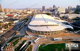afromorphism's tweet photo. International Convention Center.

📍 Durban, KwaZulu-Natal, South Africa.

the ICC Durban stands as a significant events venue. 
this expansive facility, inaugurated by Nelson Mandela in 1997, marked a historic milestone as South Africa's first International Convention Centre. https://t.co/CB54EYi1DA