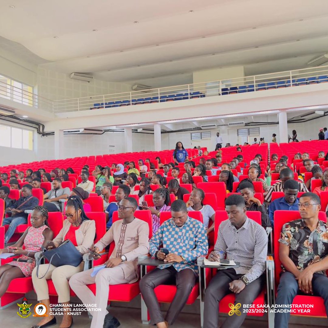 glasa_knust's tweet photo. Lovely scenes from the Department Of Language And Communication sciences orientation ❤️📸
#GlasaKnust #BeseSakaAdministration https://t.co/VAjV0Jz6F4