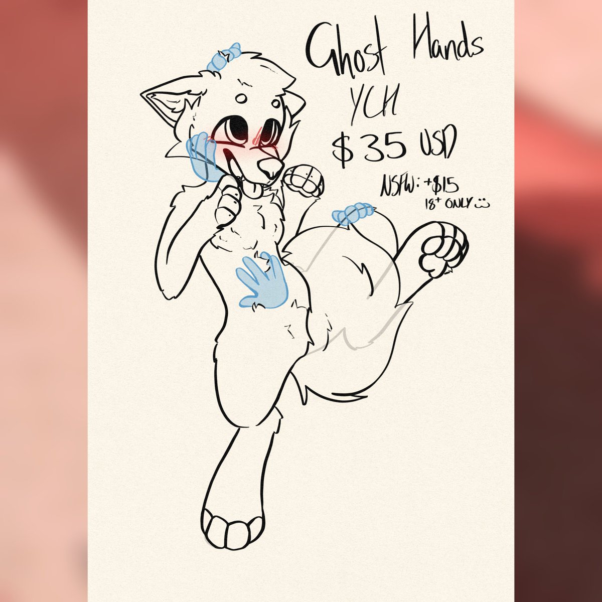 astralembers18's tweet photo. GHOST HANDS YCH ○v○ 

I am so excited to share with you all my new YCH!! 
SFW version is $35 USD! UNLIMITED SLOTS!! 
NSFW version is $50 USD and is for people 18 and over! Must prove age in DM! ALSO UNLIMITED SLOTS!! 
DM or comment to claim a slot!! https://t.co/DZP2BesARY