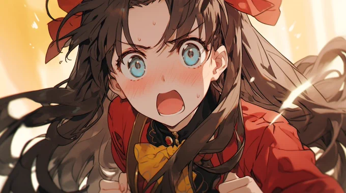 言い訳する遠坂凛