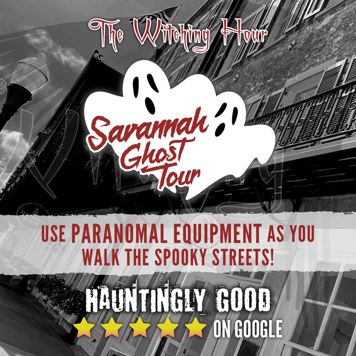 WitchingHourSav's tweet photo. Join us tonight for another FRIGHTDAY in the Hostess City! We have the #Savannah Ghost Tour (8 &amp; 10pm), #Tybee Ghost Tour (7:30pm) &amp; Conjuring Cocktails #Haunted Pub Crawl (8:30pm). Book at https://t.co/QKU461N3sQ #ghosts #haunted #visitsavannah #visittybee #paranormal #spooky https://t.co/ESCa8wPOEP
