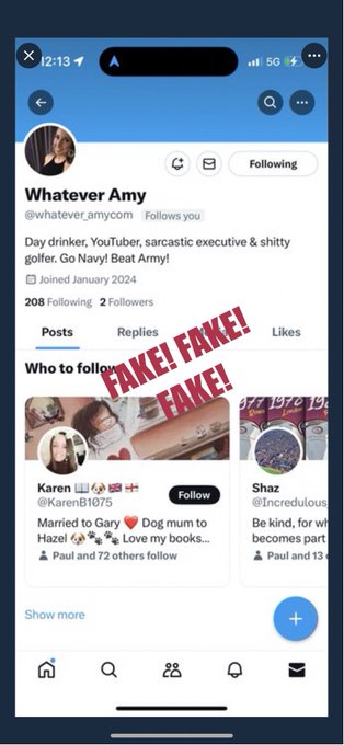 Good morning! Please report and block @whatever_amycom for impersonating me! https://t.co/lgTJSzQuwC<a class="tags" target="_blank" title="On Twitter" href="/?out=eyJ0eXAiOiJKV1QiLCJhbGciOiJIUzUxMiJ9.eyJpYXQiOjE3MTk1NjE0NjAsImlzcyI6InR3cG9ybnN0YXJzLmNvbSIsIm5iZiI6MTcxOTU2MTQ2MCwiZXhwIjoxNzUxMDk3NDYwLCJyZWRpcmVjdF91cmwiOiJodHRwczovL3R3aXR0ZXIuY29tL3doYXRldmVyX2FteWNvbSJ9.I6MJOBk119uJlKfK85yLNoxgzAusz1RW2Zausf5MorWvnyMn8mgSABpfFgvRyOcltPAw2Jg_NvxM--ONVmqDsQ">@whatever_amycom</a>