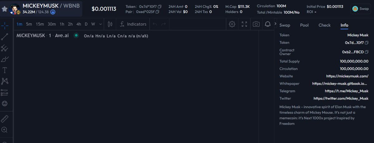 Avedex Logo and Socials updated. HOT Trending Coming at Chinese hours 

ave.ai/token/0x7d4db5…

Dexview Trending will be there as well + Plus Dextools trending. Just wait for the announcement. Keep supporting us, We going big here, Cex listing updates will be give after launch.