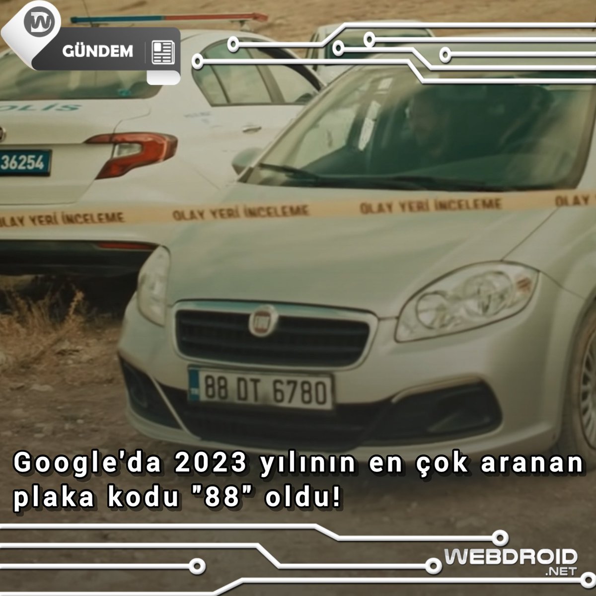 Blu TV platformunda yayınlanan Bozkır dizisinde kullanılan plakalar sayesinde, Google'da 2023 yılının en çok aranan plaka kodu "88" oldu.

#blutv #bozkır #88plaka