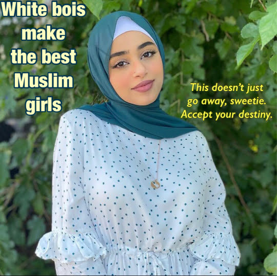 CdHubby4Blacks's tweet photo. we are so LUCKY to accepted as such. And we MUST make any effort to deserve our role as sissy muslimah.

#BNWO #MNWO #BlacksAreGods https://t.co/qJ4GdXev9K