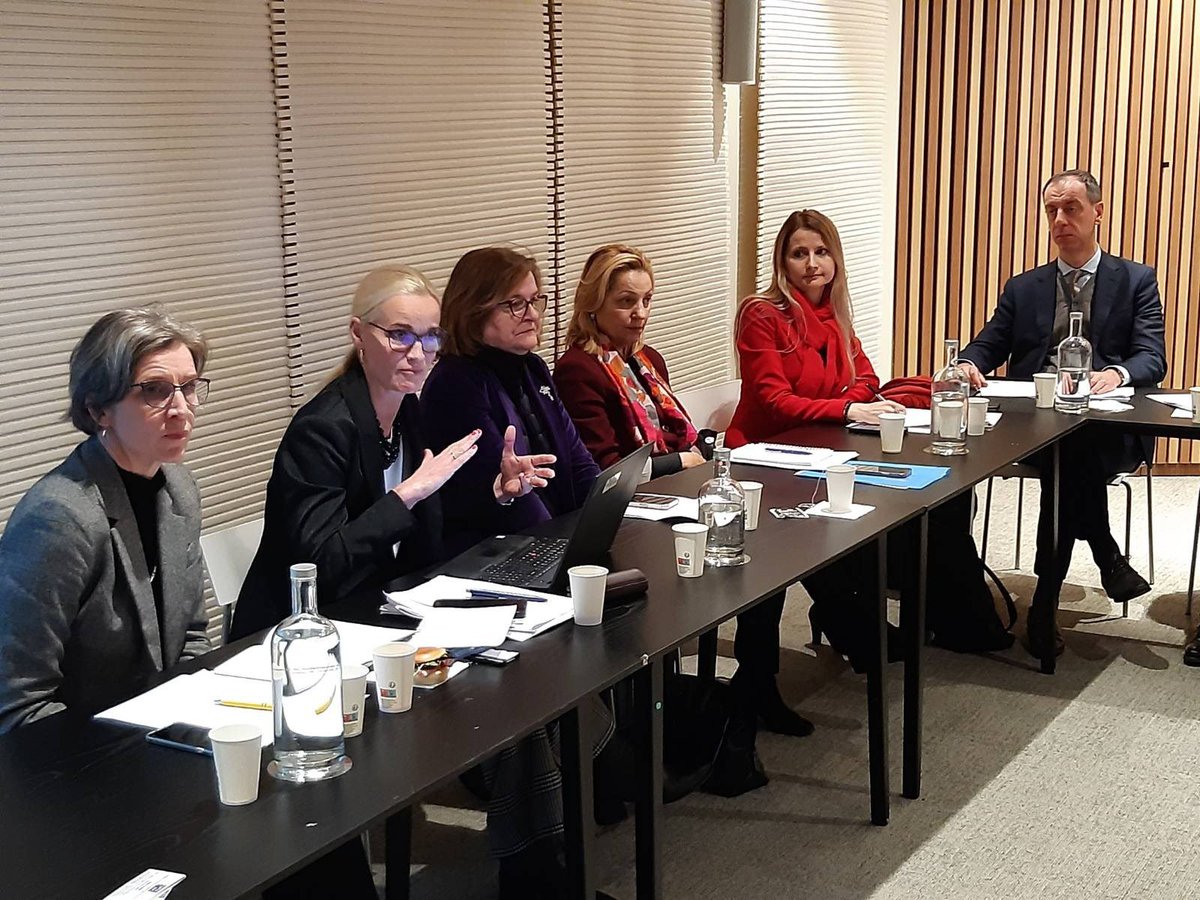 Eupolcopps's tweet photo. A/HoM Karin Limdal presented the Mission’s Six Monthly Report to the European Council Committee for the Civilian Aspects of Crisis Management. She also met with PSC Ambassadors. EU MS expressed full support for the Mission’s work, whilst looking ahead to future possibilities. https://t.co/Cn2p2OAa1M