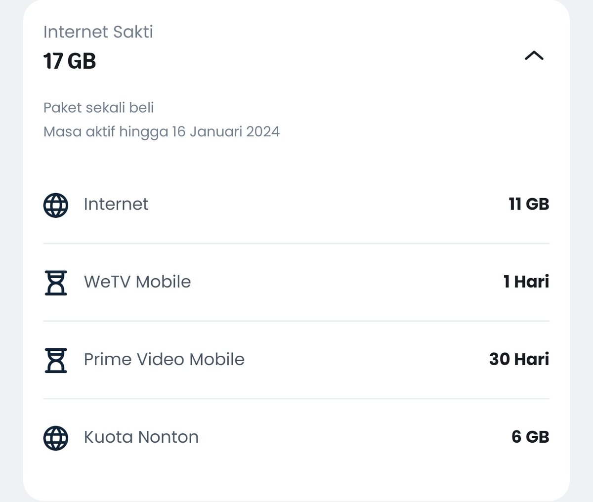 Handani94's tweet photo. @Telkomsel Hi min. Mau nanya kuota nonton itu maksudnya gimana? Ga ada rinciannya untuk aplikasi apa aja https://t.co/jN8yDcqkzm
