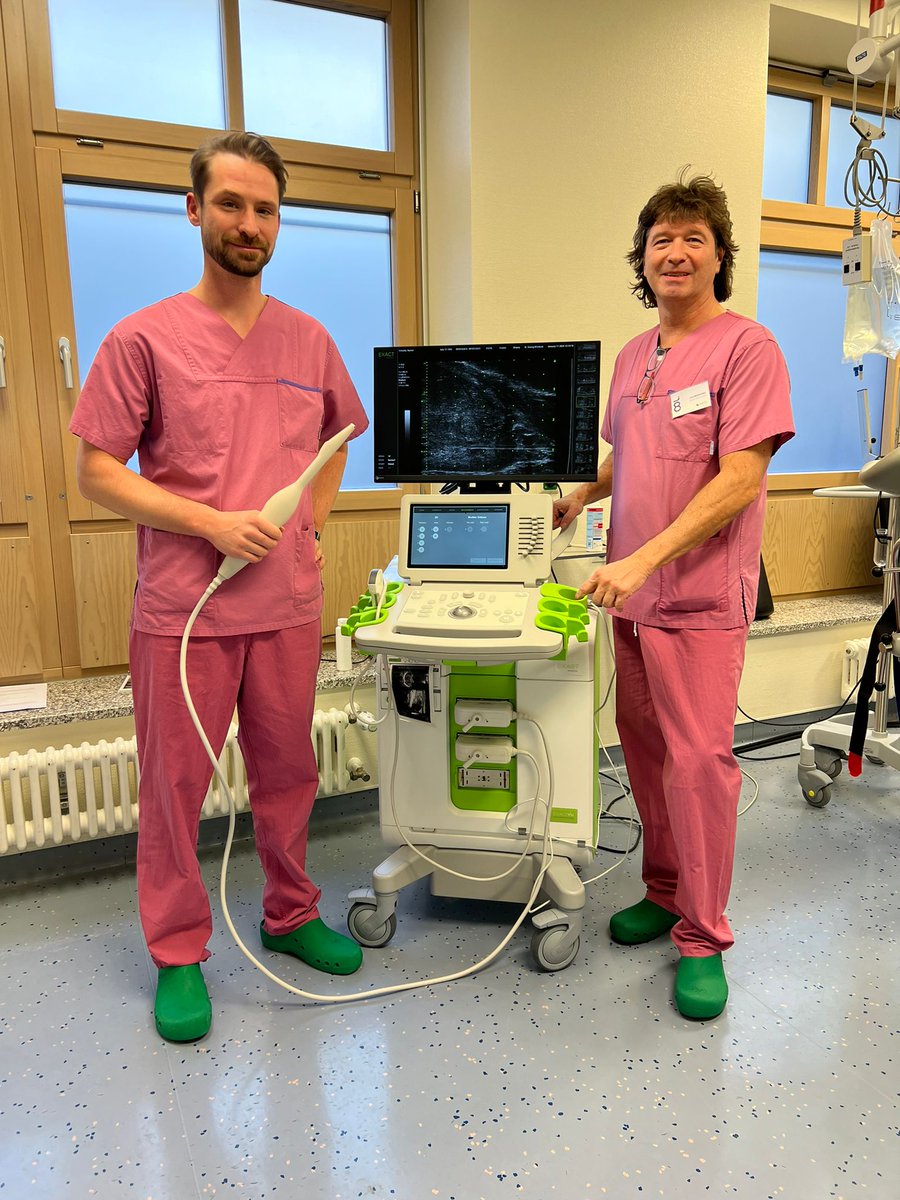ExactImaging's tweet photo. Congratulations to Oberarzt Max Oberbeck and the team at St Georg Klinikum #Eisenach #Germany on beginning your #Microultrasound biopsy program @EDAPTMS @FocalOneHIFU @ExactImaging #SeeCharacterizeTarget https://t.co/72Qgxr9dwQ