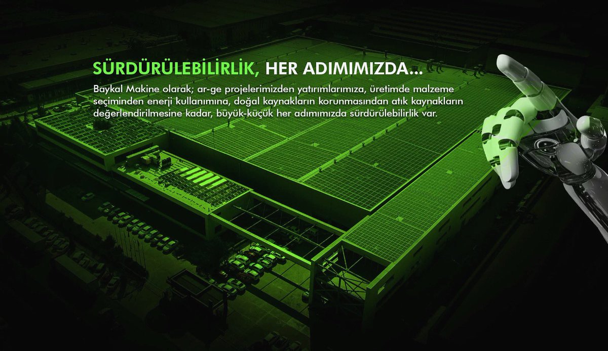 baykalmachine's tweet photo. #sürdürülebilirlik #sustainability #baykal #baykalmachinery #baykalmakine #thinkbigwedo https://t.co/Q6l3khKesJ