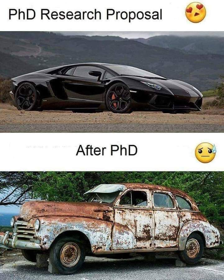 career_re's tweet photo. #AcademicTwitter Oh, no!😂#phdvoice #phdlife https://t.co/2FVbKIxaPY