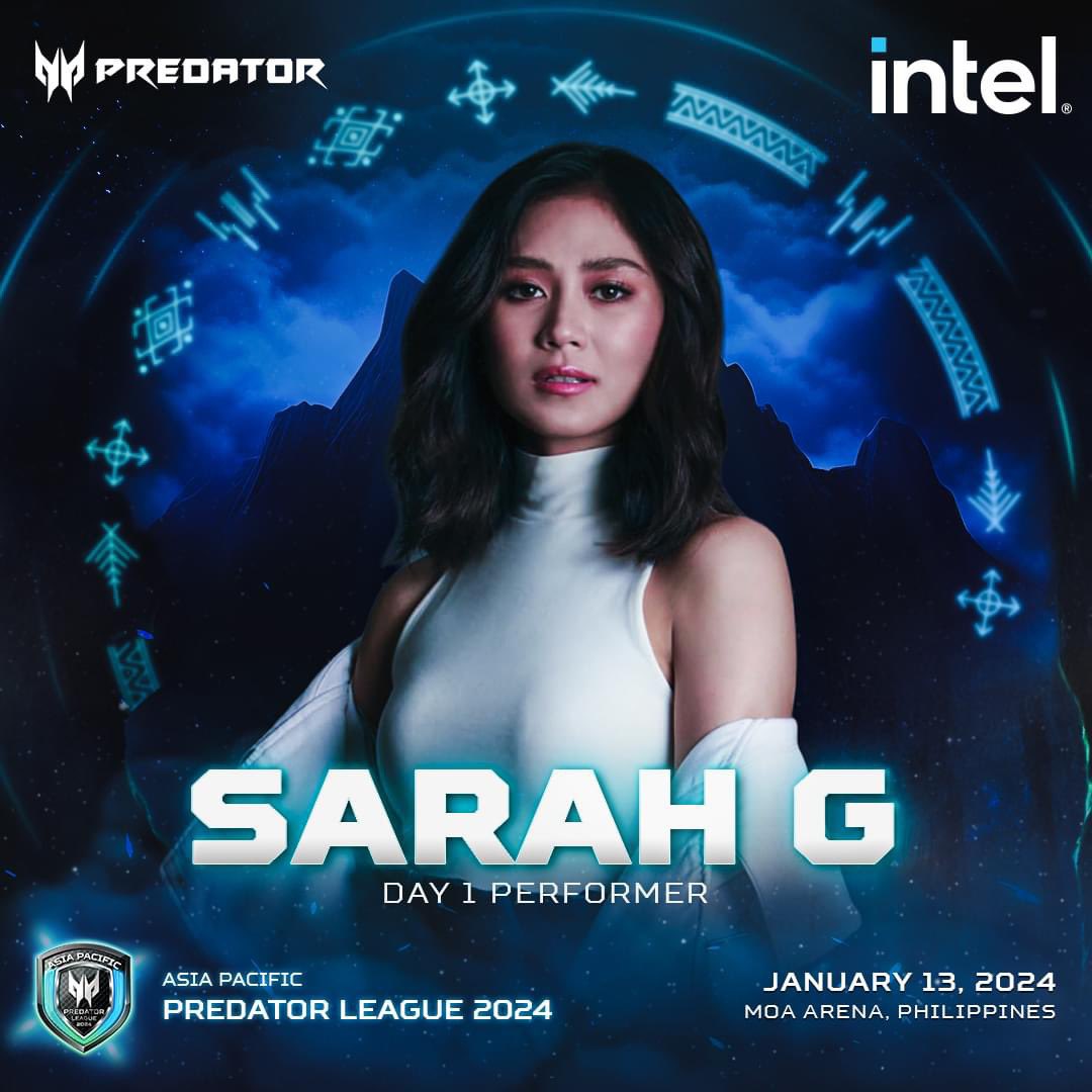 APAC Predator League 2024, happening at the MOA Arena tomorrow!​ #SarahGeronimo

#StandProud​
#PredatorLeague2024​
#PL2024​
#ItLiesWithin