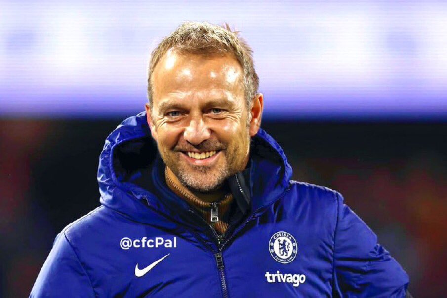 Wavesgod100's tweet image. Lmao Chelsea fans think Hansi Flick will downgrade 😭😹 #PochOut