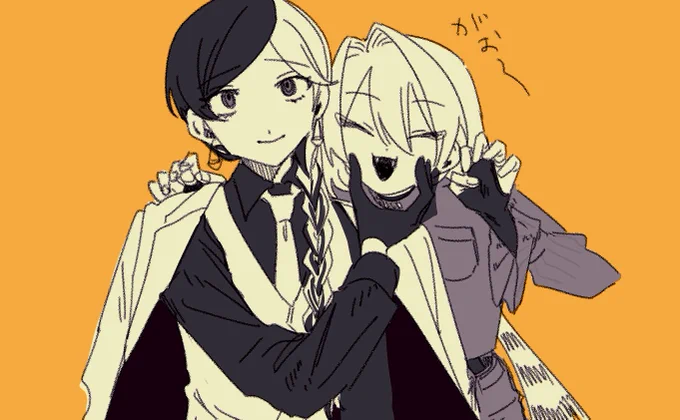 ただの仲良し絵です 