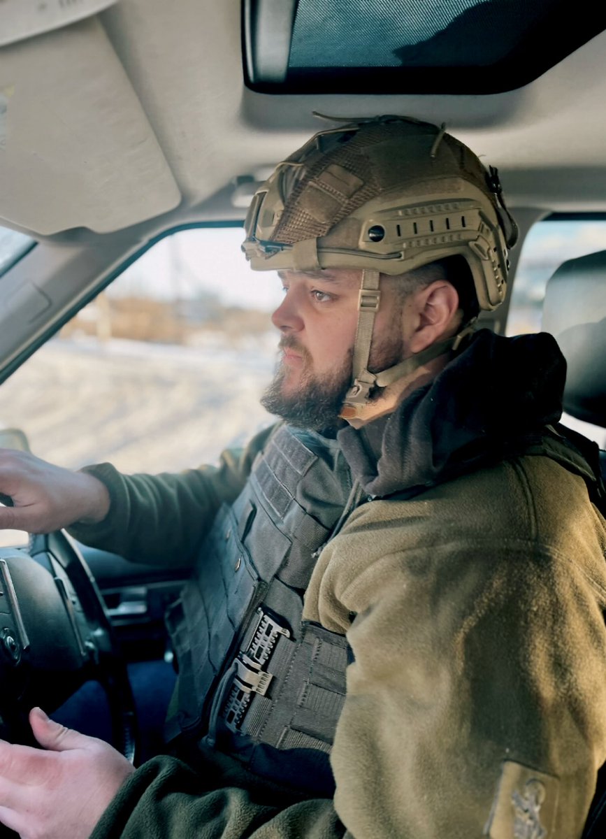 bekamaciorowski's tweet photo. @cossackgundi delivering critically needed medical supplies with me- just 15 km from the point where he was held captive by the Russians. https://t.co/8CjpsdhgJt