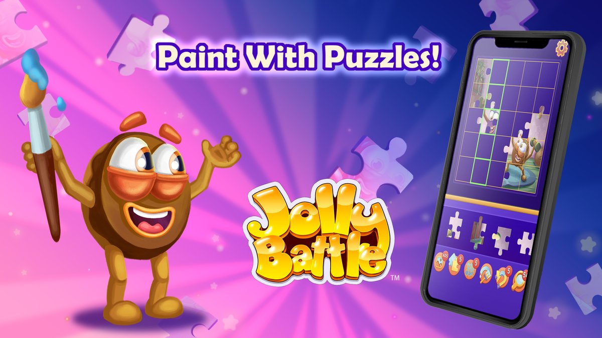Have you tried drawing with puzzles? Now you have the opportunity to make your gameplay easier by using the brush hint. Try it in the mobile app Jigsaw Puzzle by Jolly Battle: jbpuzzleadventure.page.link/jpTw #jollybattle #puzzle #puzzles #indiegames #indiedev