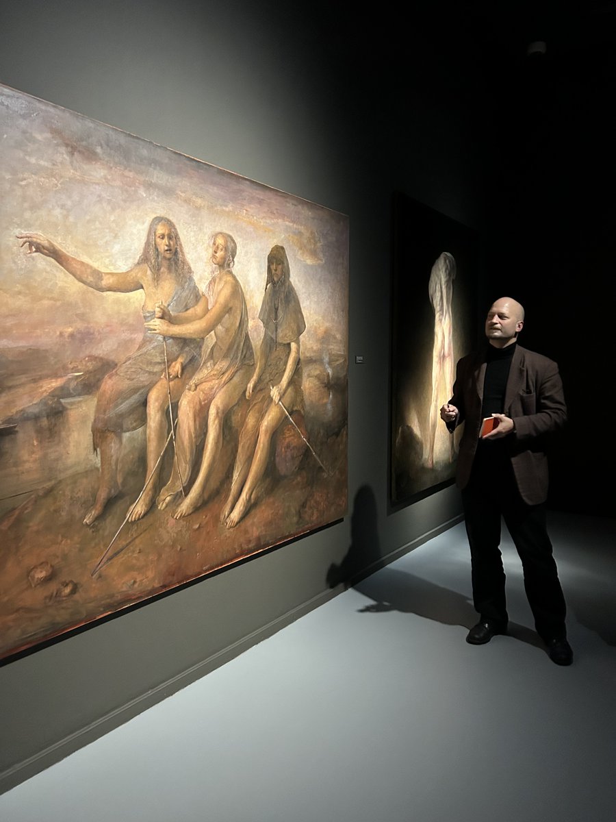 u_jazdowski's tweet photo. ⚜️ W niedzielę, 14/01 o 15:00 zapraszamy serdecznie na finisażowe spotkanie z kuratorem wystawy „Odd Nerdrum. Malarz Północy" - Jonem Eirikem Lundbergiem. Będziecie mogli osobiście z nim porozmawiać 🇬🇧 o malarstwie #OddNerdrum i zadać nurtujące Was pytania. https://t.co/PXqavkfFv4