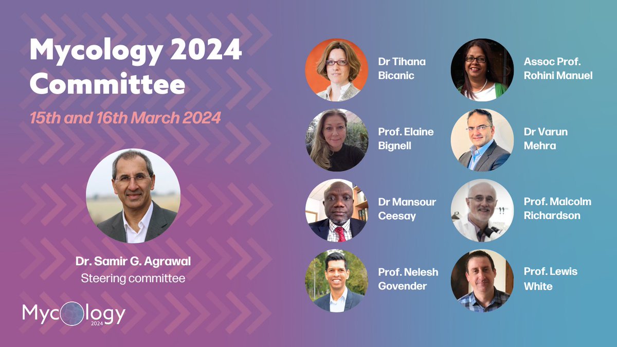 FungalUpdate's tweet photo. Meet the minds behind #mycology2024! 🤝

Our stellar committee of experts is ready to share the latest in medical mycology. With panel discussions, debates, case studies and more, grab a front-row seat to groundbreaking discoveries.

Register today! 👇
https://t.co/rvdgPaA1zC https://t.co/o0jT7YZBdj
