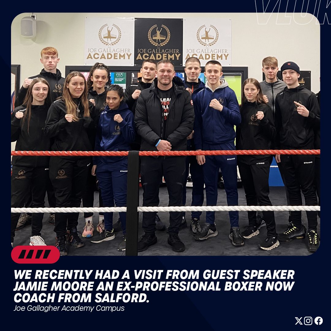 Very grateful to @JamieMoore777 for giving his time to visit our @thejgacademy campus learners and enlighten them on life as a boxer and coach #grateful #boxing #bteceducation