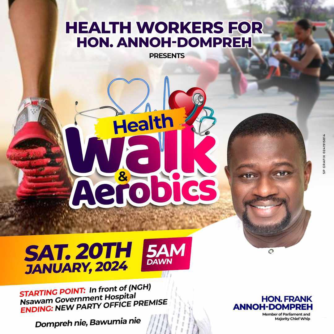 Gen_Buhari_'s tweet photo. I’ll be there! Let’s walk with Hon. @FAnnohDompreh into victory as we exercise our bodies……

#VoteNumber1
#VoteDevelopment
#FAD2024 https://t.co/Mi1BbCuiRu
