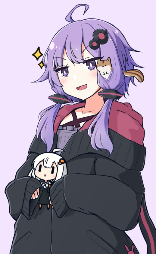 紲星あかり ,結月ゆかり 「結月ゆかりさん立ち絵素材進捗です。 今日はドヤ顔です。ご意見等あればどうぞ。 」|木屑@デザフェスvol.57【両日 G-141】東京ビッグサイト南ホール 5/20-21のイラスト