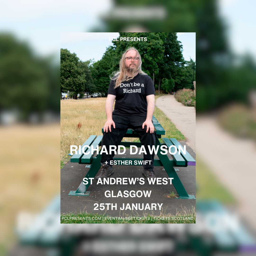 Supporting @richarddawson12 on January 25th at St Andrews West, Glasgow is harpist and singer @estherkateswift Tickets are available now > buff.ly/3uJKDUs St Andrews West, 260 Bath Street, Glasgow, G2 4JP
