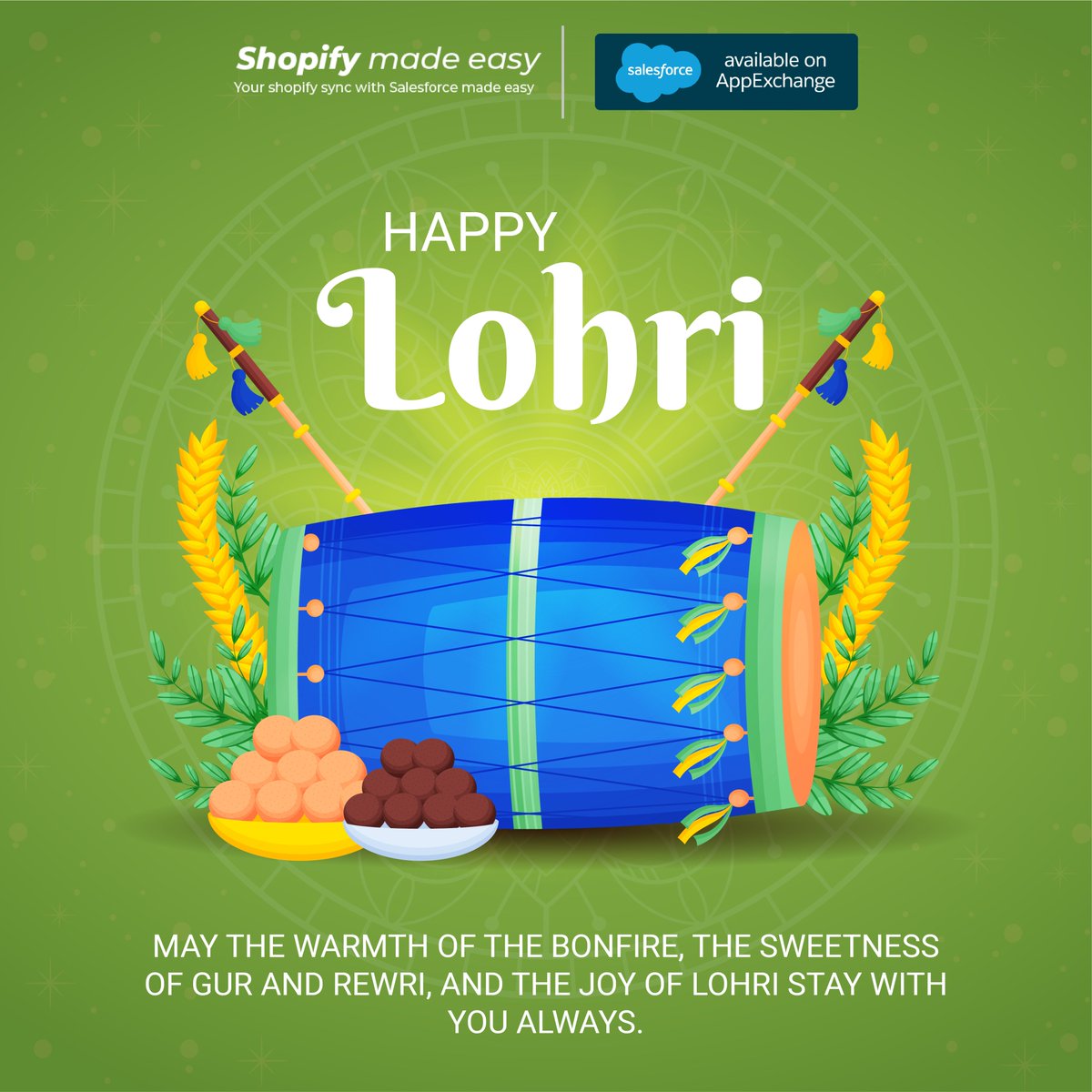 Warm wishes to everyone from the team Shopify Made Easy on the vibrant festival of Lohri! May the bonfire of Lohri light up your life with happiness and prosperity.
#LohriFestival #LohriCelebration #LohriBonfire
#PunjabiCulture #LohriVibes #DholBeats