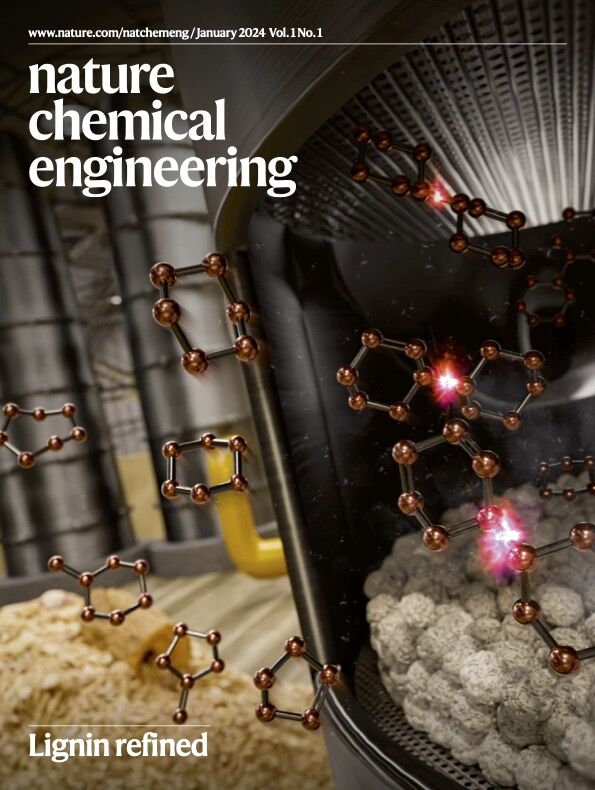 Here it is! Our work on C-C bond cleavage in lignin targetting sustainable aviation fuels highlighted on the cover of <a href="/NatChemEng/">Nature Chemical Engineering</a> 
nature.com/articles/s4428…

Would like to thank the people involved and our industrial partners that made this all possible. 

On to the next one!