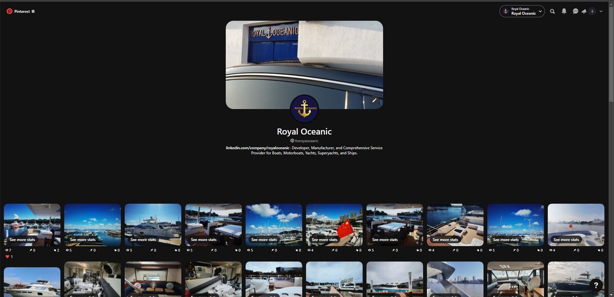 We updated our company's Pinterest page. Visit the page and view the original pictures of our work related to boating, yachting, and yacht marina business development activities. pinterest.co.uk/theroyaloceani…