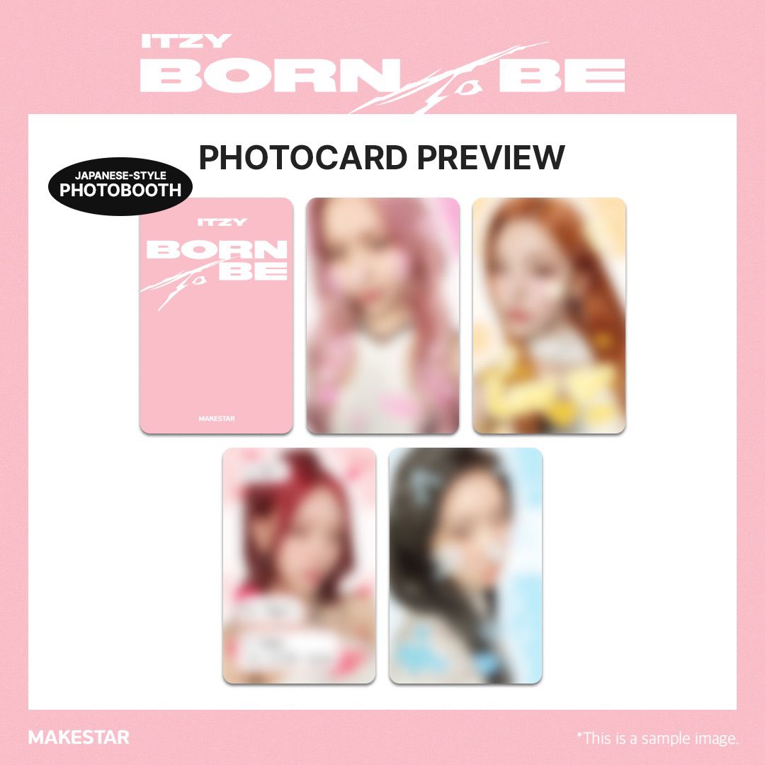 itzy born to be makestar トレカ 開運カード セット ITZY 2nd Album