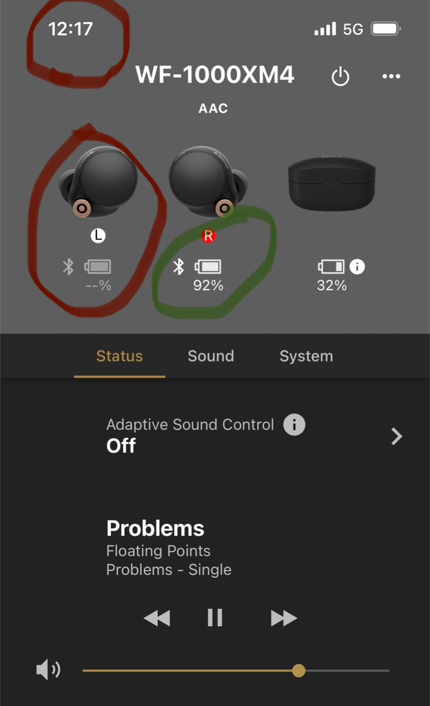 imkirabo's tweet photo. @Sony WF-1000XM4 seriously? 👀
Just after updating! #sony #earbuds https://t.co/WbWPHLhmBV
