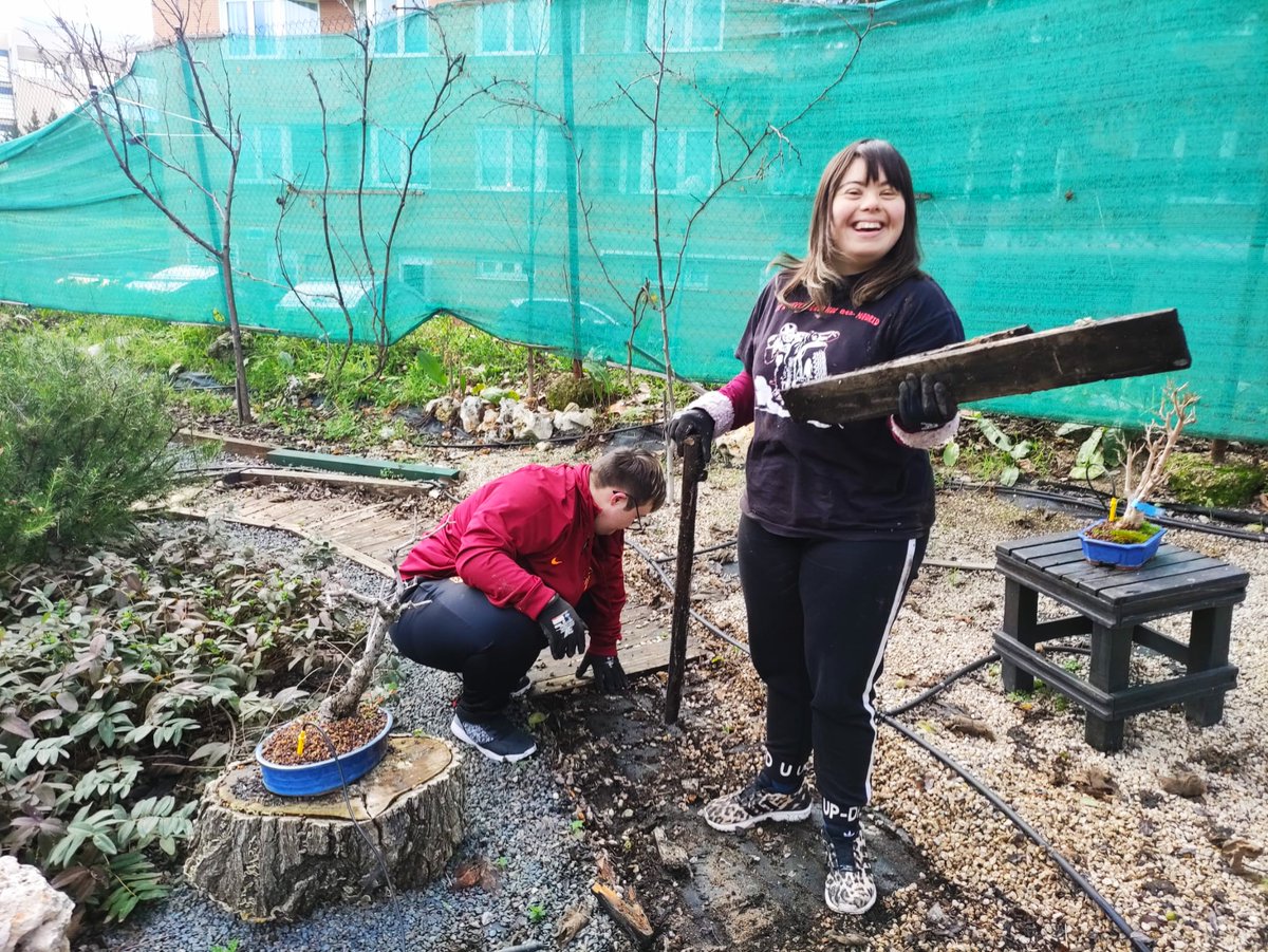 SergioAguinaga6's tweet photo. 🚨 Atención Noticia 🚨

👉🏻 🌳 @HitoProyecto #Sufragio  @AytoLeganes  @GrupoAMAS nuestro proyecto de formación, muestra y venta #bonsáis inclusivos se une a @CentroPinos 👌

🗓️ Los viernes realizaremos juntos formación , visitas  o trabajo conjunto.

#JuntosSomosMásFuertes ➕ https://t.co/QlaNZLN1M4