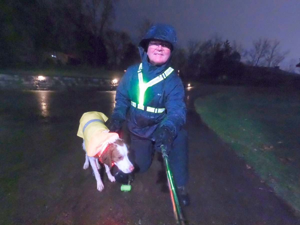 @ChuckWTHR It is only rain here in Lafayette this morning here on the east side of town with Scout. You need your rain gear and safety gear.  #13wrth, #13weather