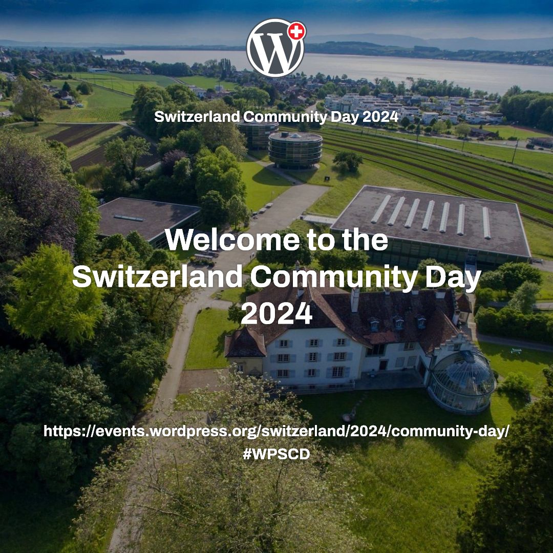 WELCOME ★ BIENVENUE ★ WILLKOMMEN ★ BENVENUTO ★ The website for the WordPress #SwitzerlandCommunityDay2024 in Centre Loewenberg <a href="/Murten/">Neil Murten</a> is now open!
events.wordpress.org/switzerland/20…
#WPSCD #WordPress #WordPressEvent #WPNextGen