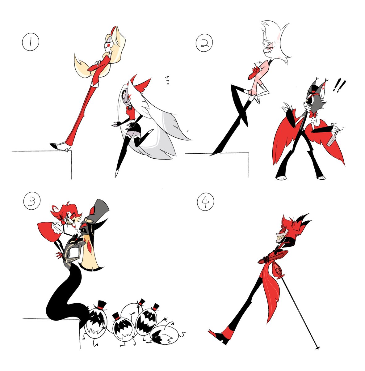 短片预告观后感belike：
请关爱空巢老光棍和他的棍

#HazbinHotel #haz